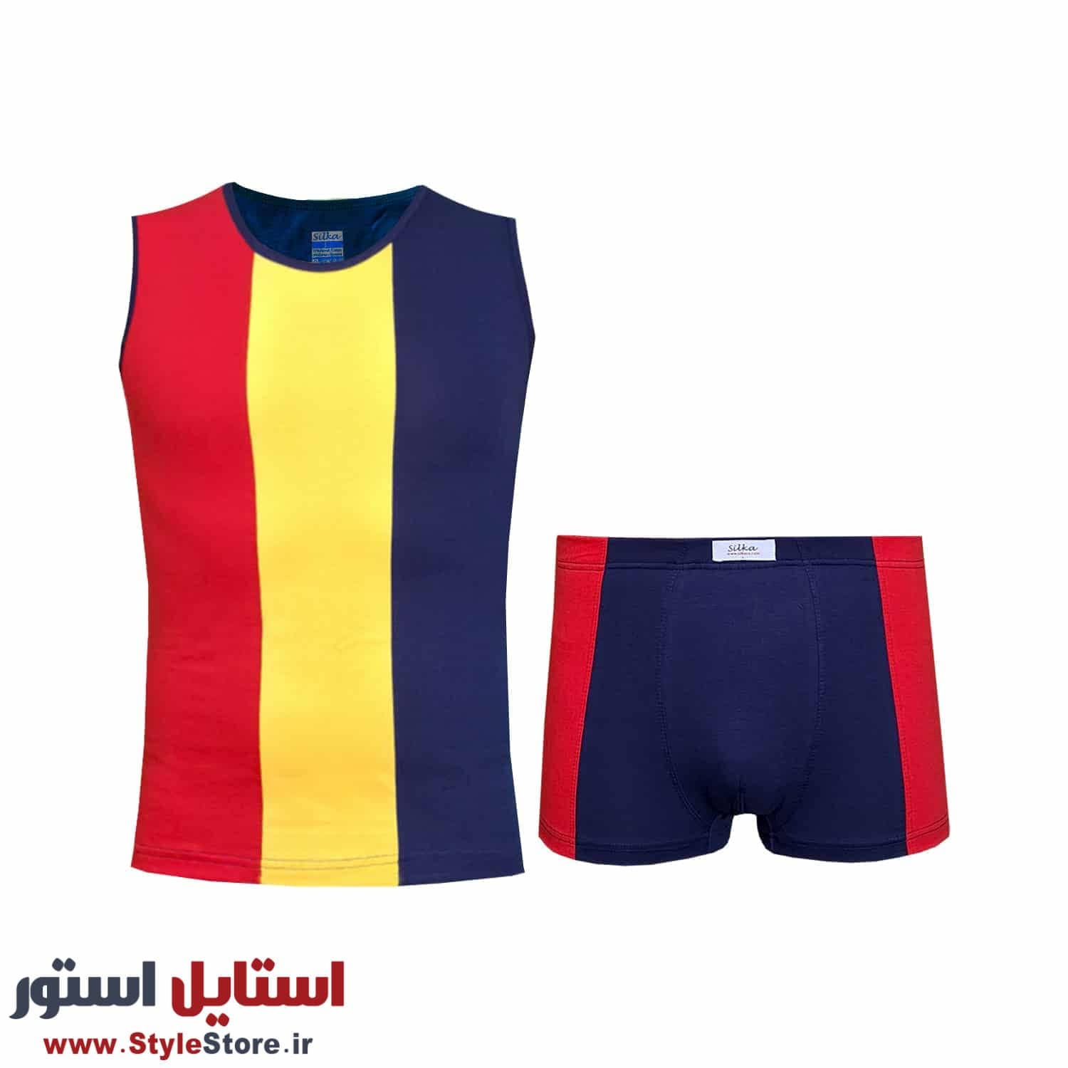 ست شورت و زیرپوش مردانه سیلکا مدل راد کد 1571 — تصویر ۹