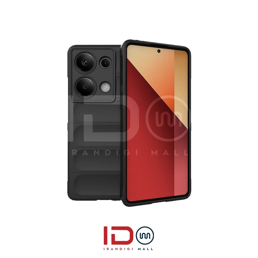 قاب گوشی موبایل شیائومی مدل Redmi 13 Pro 5G برند Magic shield رنگ خاکستری — تصویر ۲