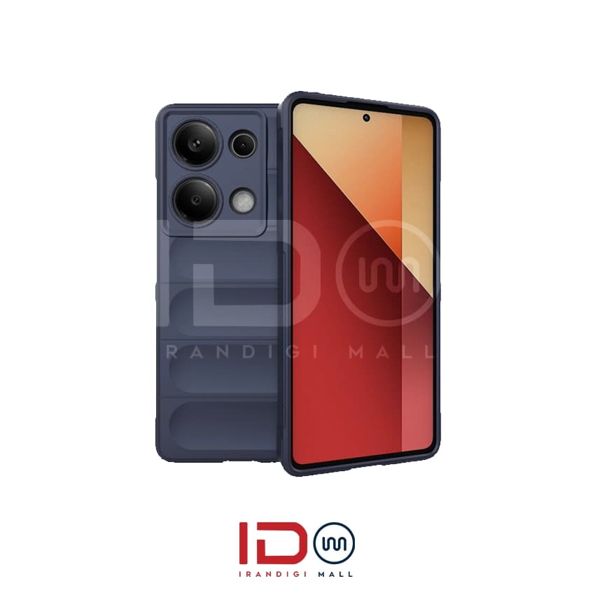 قاب گوشی موبایل شیائومی مدل Redmi 13 Pro 5G برند Magic shield رنگ سرمه ای — تصویر ۳