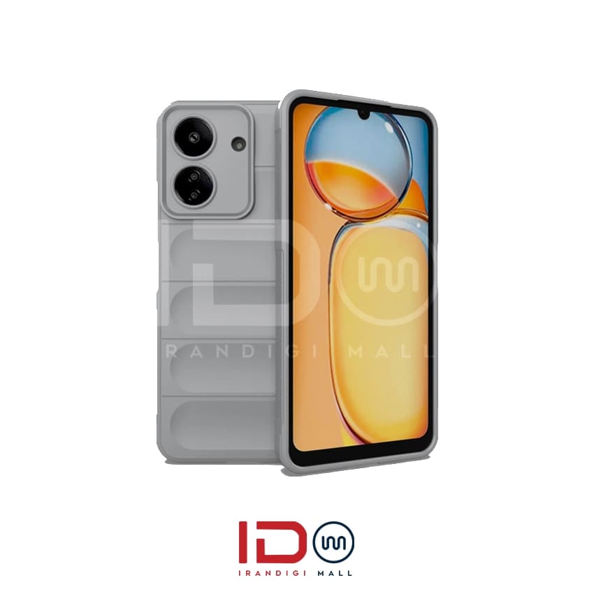 قاب گوشی موبایل شیائومی مدل Redmi 13c برند Magic shield رنگ خاکستری