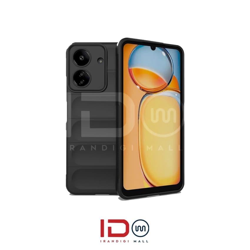 قاب گوشی موبایل شیائومی مدل Redmi 13c برند Magic shield رنگ مشکی — تصویر ۲