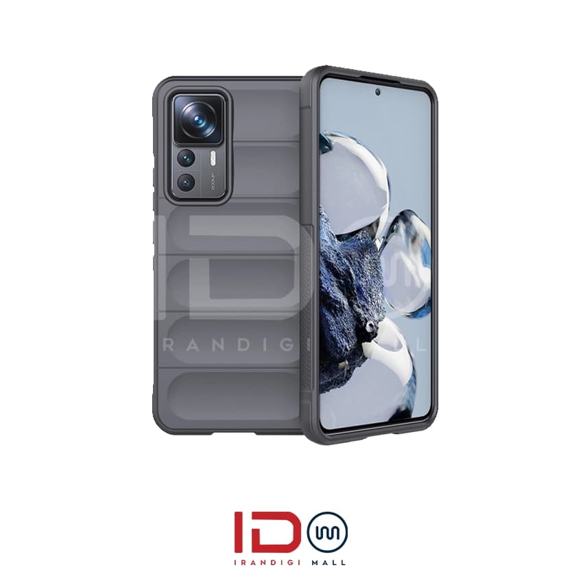 قاب سیلیکونی گوشی موبایل شیائومی مدل Xiaomi 12T | 12T Pro برند Magic shield رنگ خاکستری