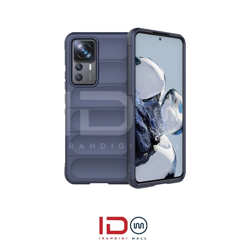 قاب سیلیکونی گوشی موبایل شیائومی مدل Xiaomi 12T | 12T Pro برند Magic shield رنگ سرمه ای