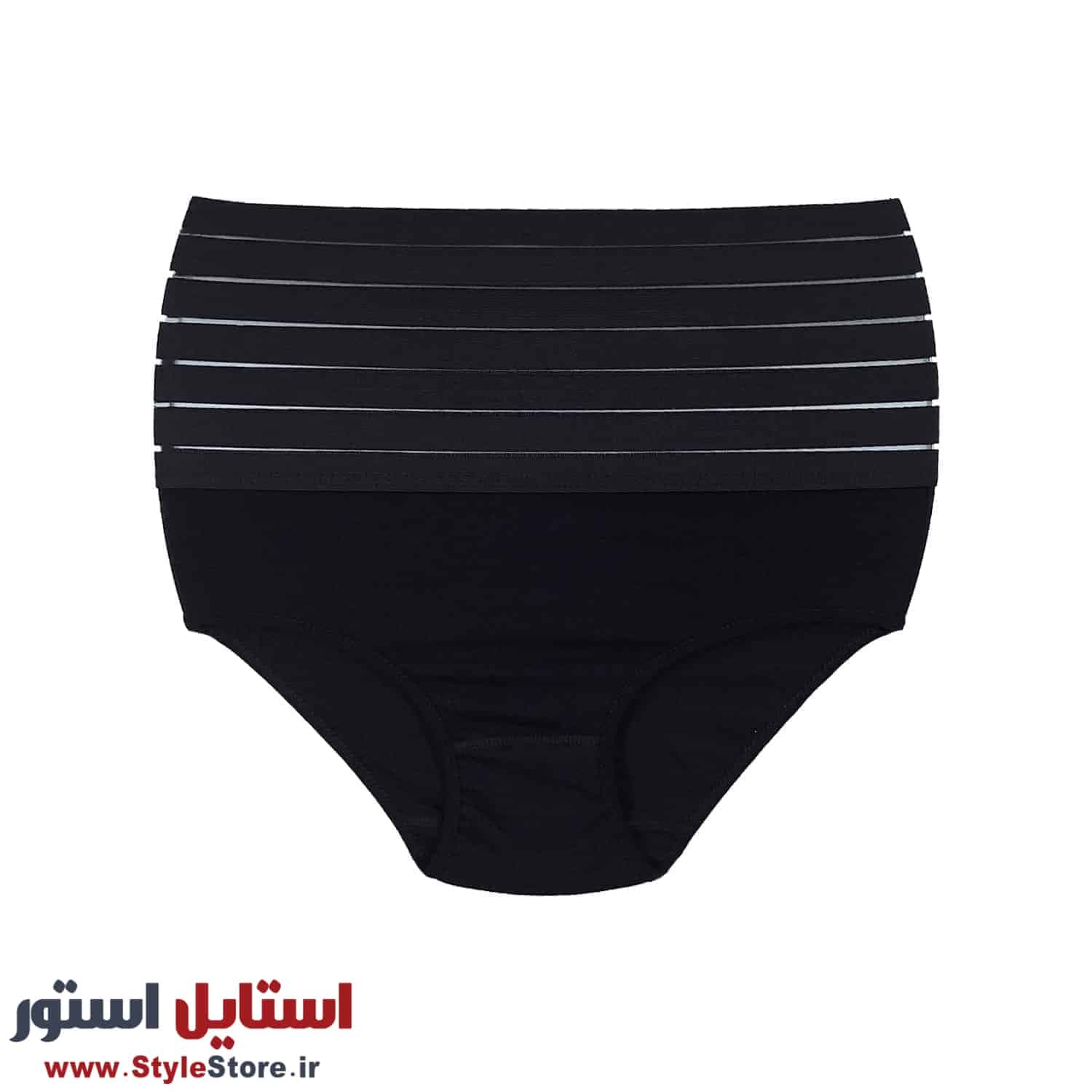 شورت گنی زنانه مدل STYLE کد 1483 رنگ مشکی — تصویر ۵