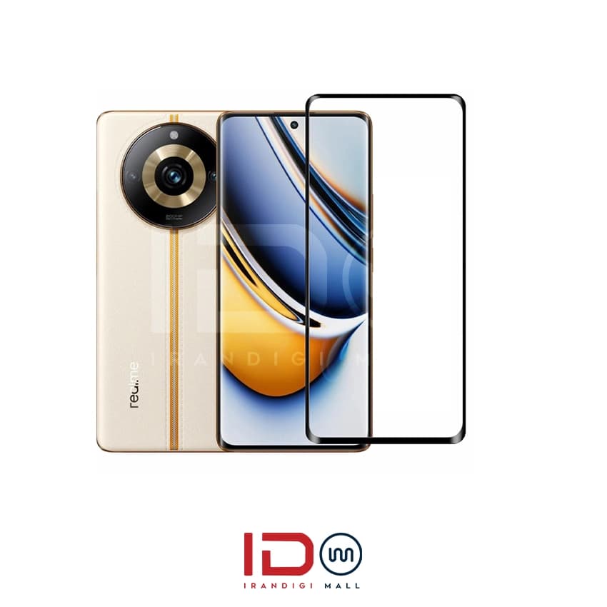 گلس شیشه ای تمام صفحه گوشی ریلمی مدل REALME 11 PRO PLUS برند رد لیبل