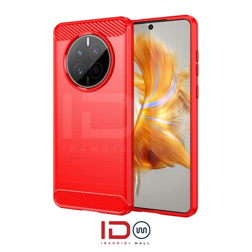 قاب فیبر کربن گوشی موبایل هواوی مدل HUAWEI MATE 50 PRO rugged armor رنگ سرمه ای — تصویر ۲
