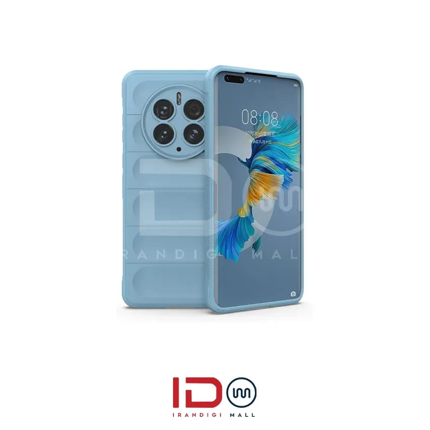 قاب سیلیکونی گوشی هواوی HUAWEI MATE 50 PRO مدل Magic shield رنگ آبی روشن