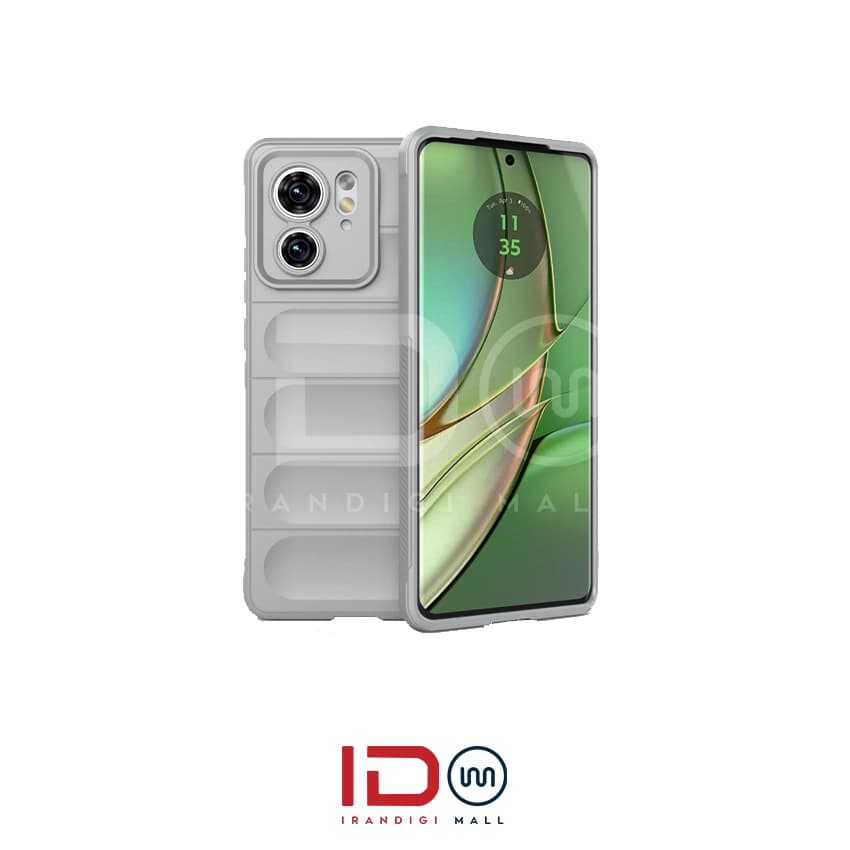 قاب سیلیکونی گوشی موتورولا MOTOROLA EDGE 40 مدل Magic shield رنگ طوسی روشن