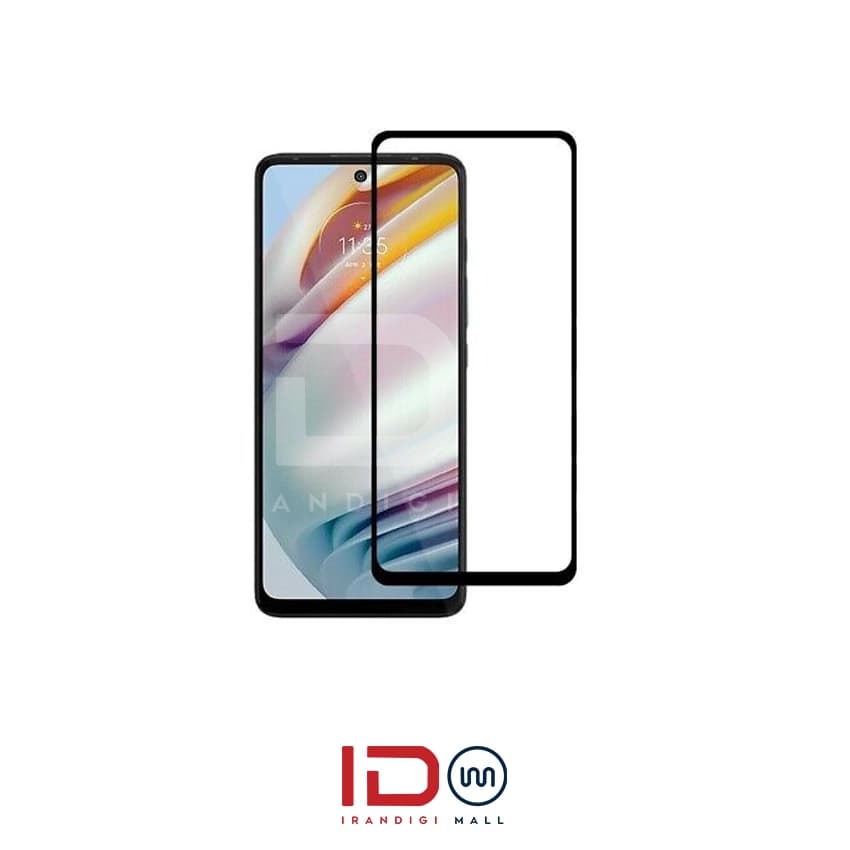 گلس شیشه ای تمام صفحه و فول چسب گوشی موتورولا مدل Motorola G73 برند رد لیبل
