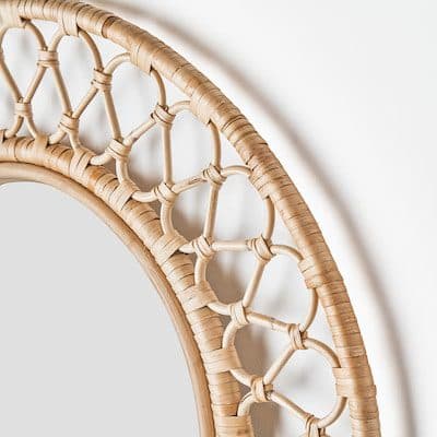 آینه دور حصیری ایکیا GRINSBOL — تصویر ۴