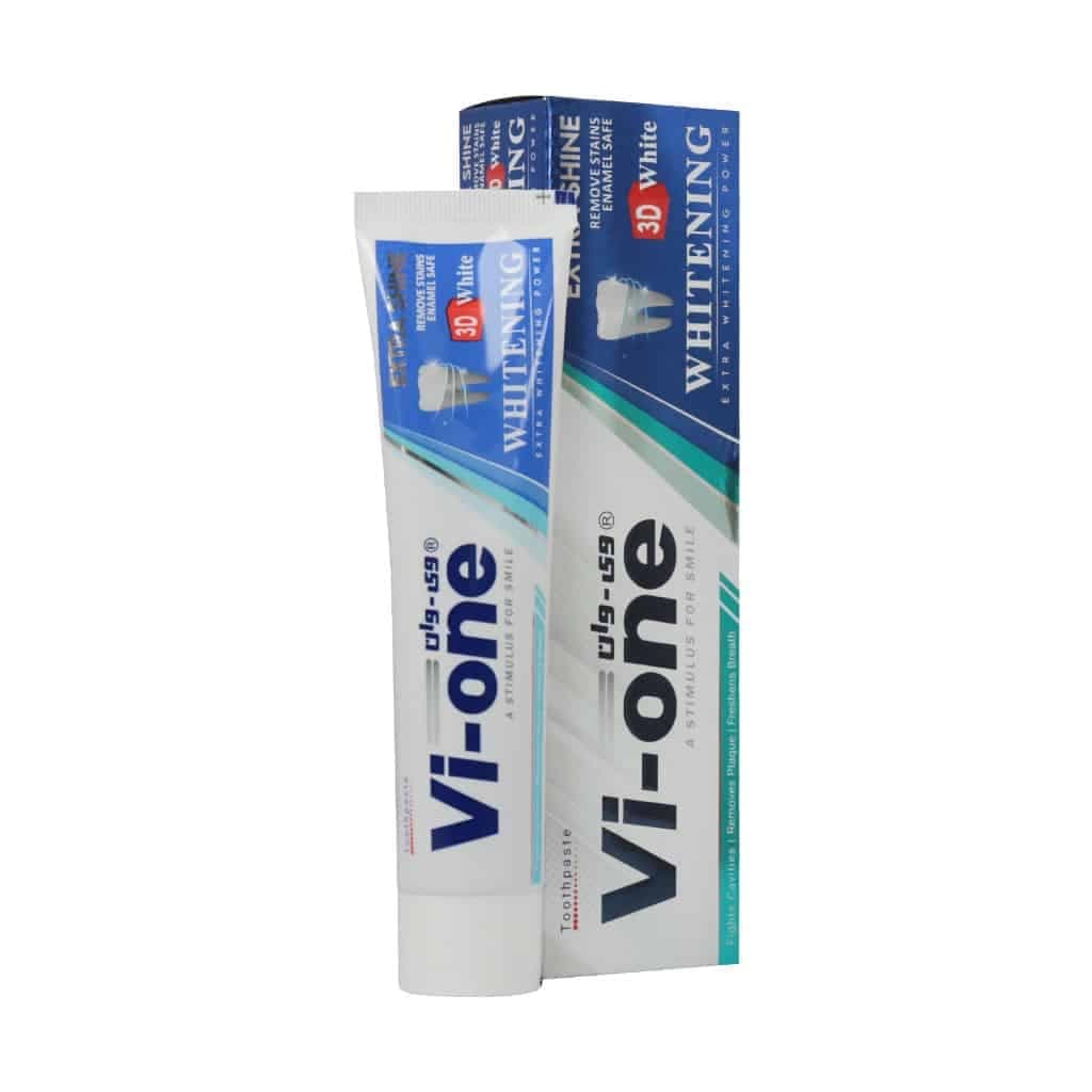 خمیر دندان سفید کننده وی‌وان (Vi-one) مدل Extra Shine مناسب انواع دندان 90گرم — تصویر ۲
