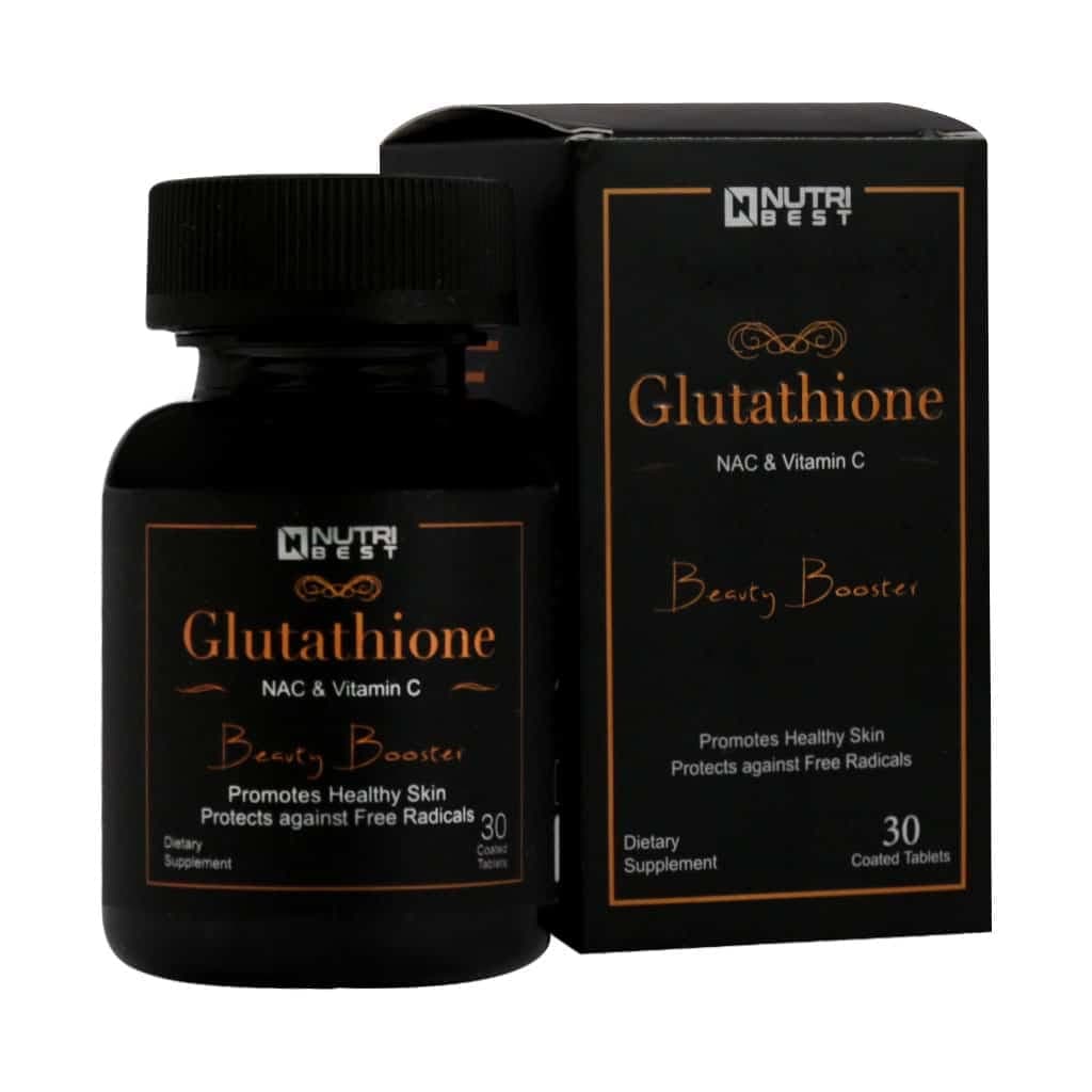 قرص گلوتاتیون (Glutathione) نوتری بست مدل Beauty Booster بسته ۳۰ عددی — تصویر ۳