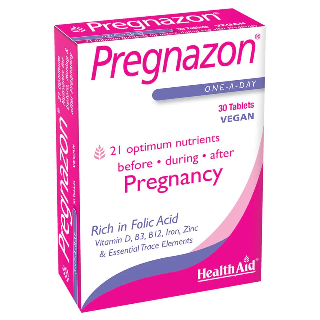 قرص پرگنازون (Pregnazon) هلث اید ۳۰ عددی