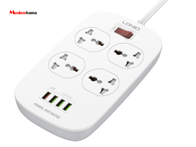 چندراهی برق الدینیو مدل LDNIO SC4407 2m — تصویر ۶