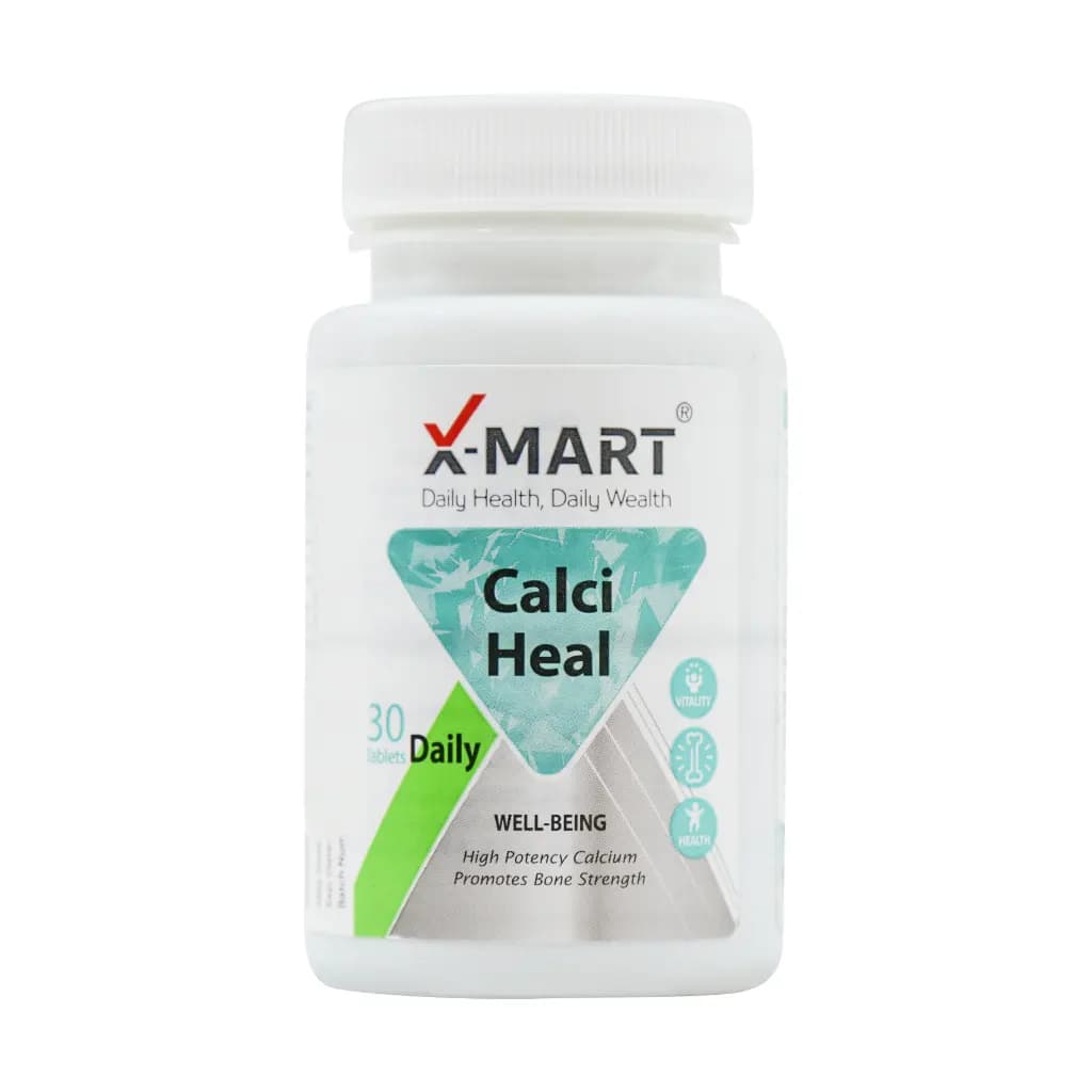 قرص کالسی هیل (Calci Heal) ایکس مارت؛ کلسیم با دوز بالا ۳۰ عددی