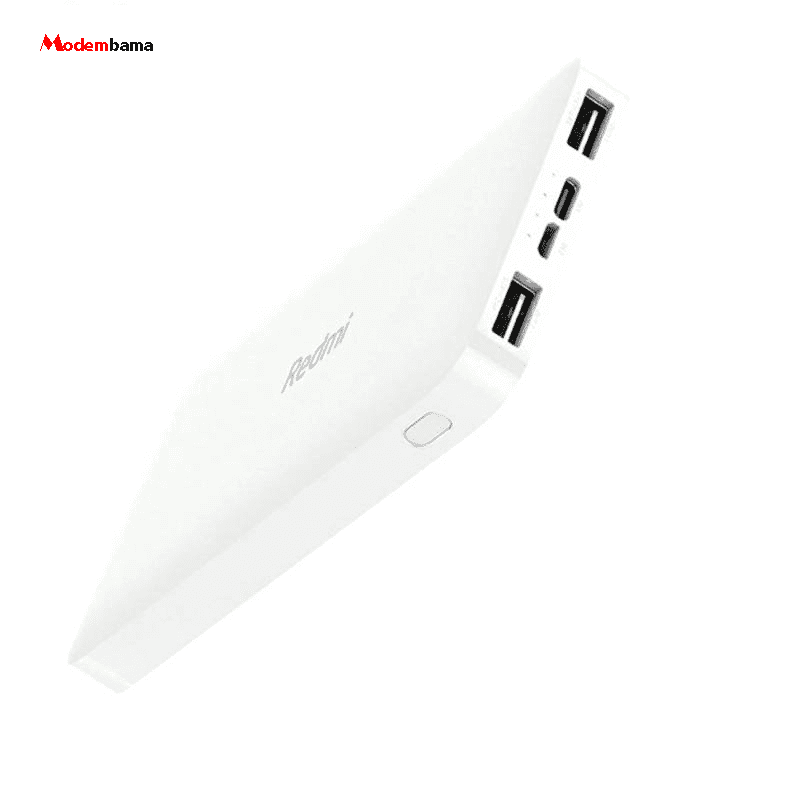 پاور بانک شیائومی+ کابل میکرو (نسخه گلوبال) مدل REDMI Power bank ظرفیت 20000 میلی آمپر ساعت(2021) — تصویر ۸