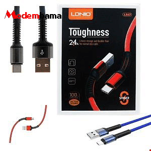 کابل شارژMicro usb اورجینال الدینیو مدل LS63 میکرو طول 1متر — تصویر ۲