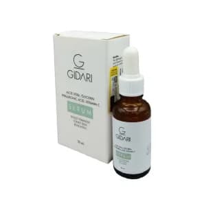 سرم روشن کننده صورت ژیداری (Gidari) حاوی ویتامین C و E حجم 30 میل