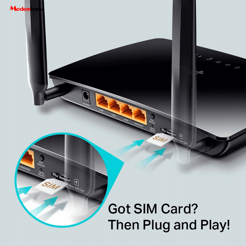 مودم روتر 4G LTE شرکت TP-LINK مدل Archer MR200 — تصویر ۱۰