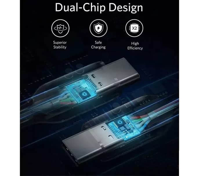کابل دو سر تایپ سی انکر مدل PowerLine III A8856 طول 1.8 متر — تصویر ۶