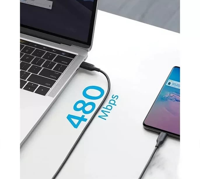 کابل دو سر تایپ سی انکر مدل PowerLine III A8856 طول 1.8 متر — تصویر ۲