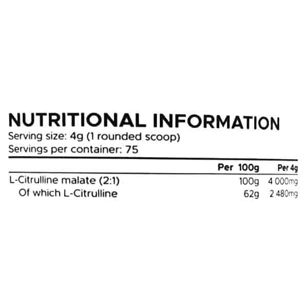 سیترولین مالات پودری یو‌اس‌ان – USN L Citrulline Malate 300g — تصویر ۸