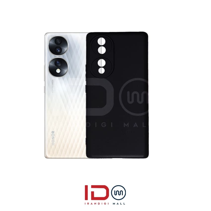 قاب سیلیکونی گوشی آنر مدل HONOR 70 رنگ مشکی