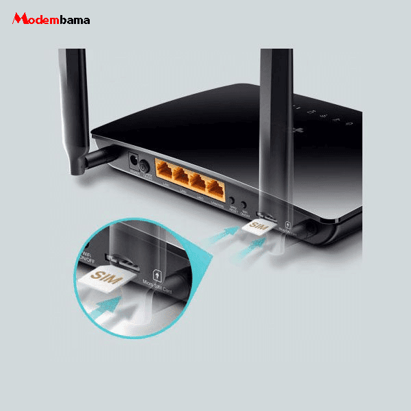 مودم روتر بی سیم 4G LTE تی پی-لینک مدل Archer MR400/AC1200_Ver- 4 — تصویر ۵