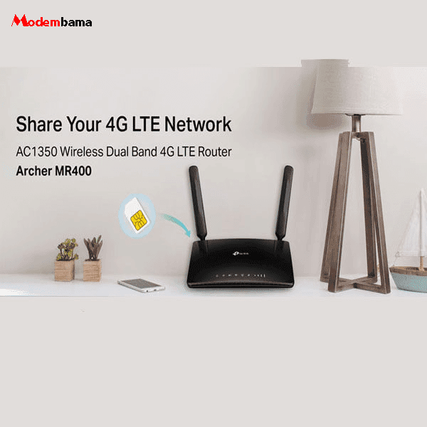 مودم روتر بی سیم 4G LTE تی پی-لینک مدل Archer MR400/AC1200_Ver- 4 — تصویر ۶