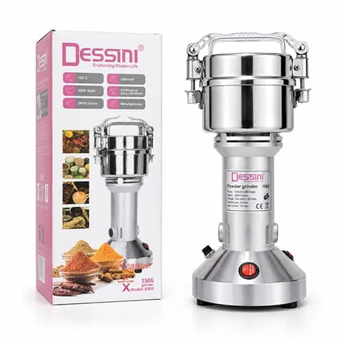 آسیاب نیمه صنعتی دسینی مدل KD150 ظرفیت ۱۵۰ گرم