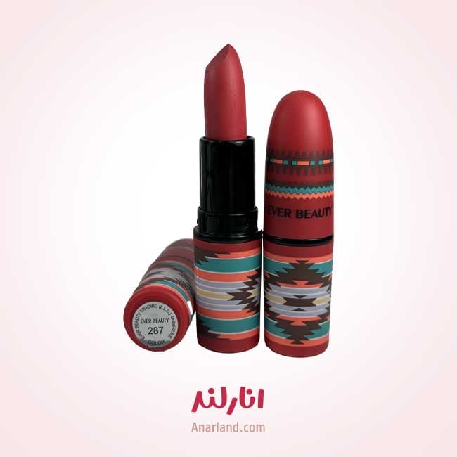 رژ لب جامد مات اور بیوتی مدل Vibe Tribe شماره 287