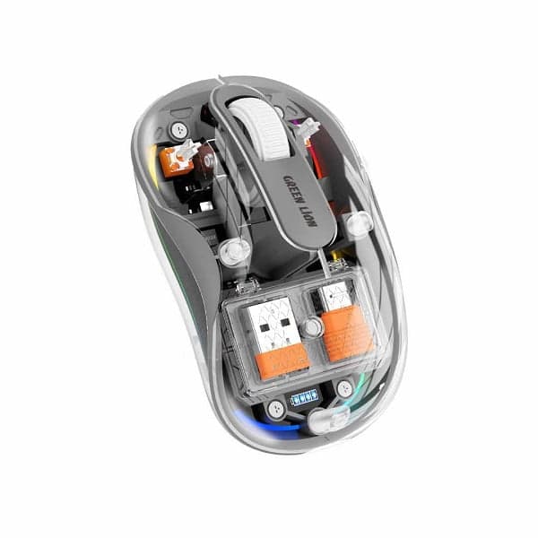 ماوس شفاف تارتل گرین لاین Green Lion Turtle Mouse — تصویر ۶
