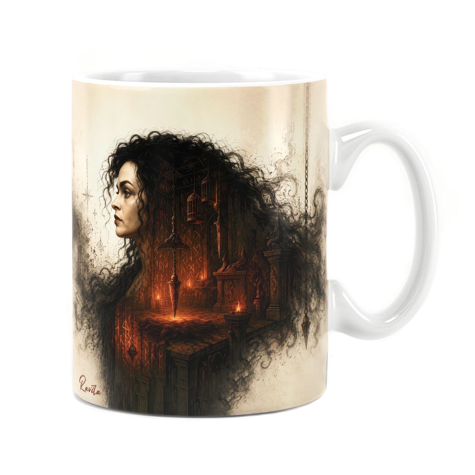 ماگ راویتا طرح بلاتریکس لسترنج – Bellatrix Lestrange کد 3858