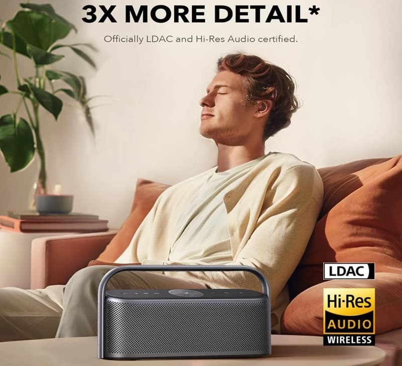 اسپیکر بلوتوثی انکر مدل Soundcore Motion X600-A3130 — تصویر ۳