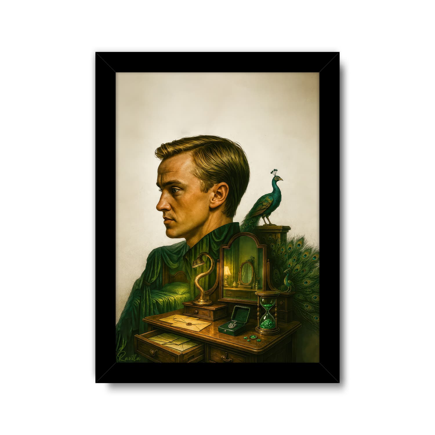 تابلو تکی راویتا طرح دراکو مالفوی – Draco Malfoy کد 3857 — تصویر ۵