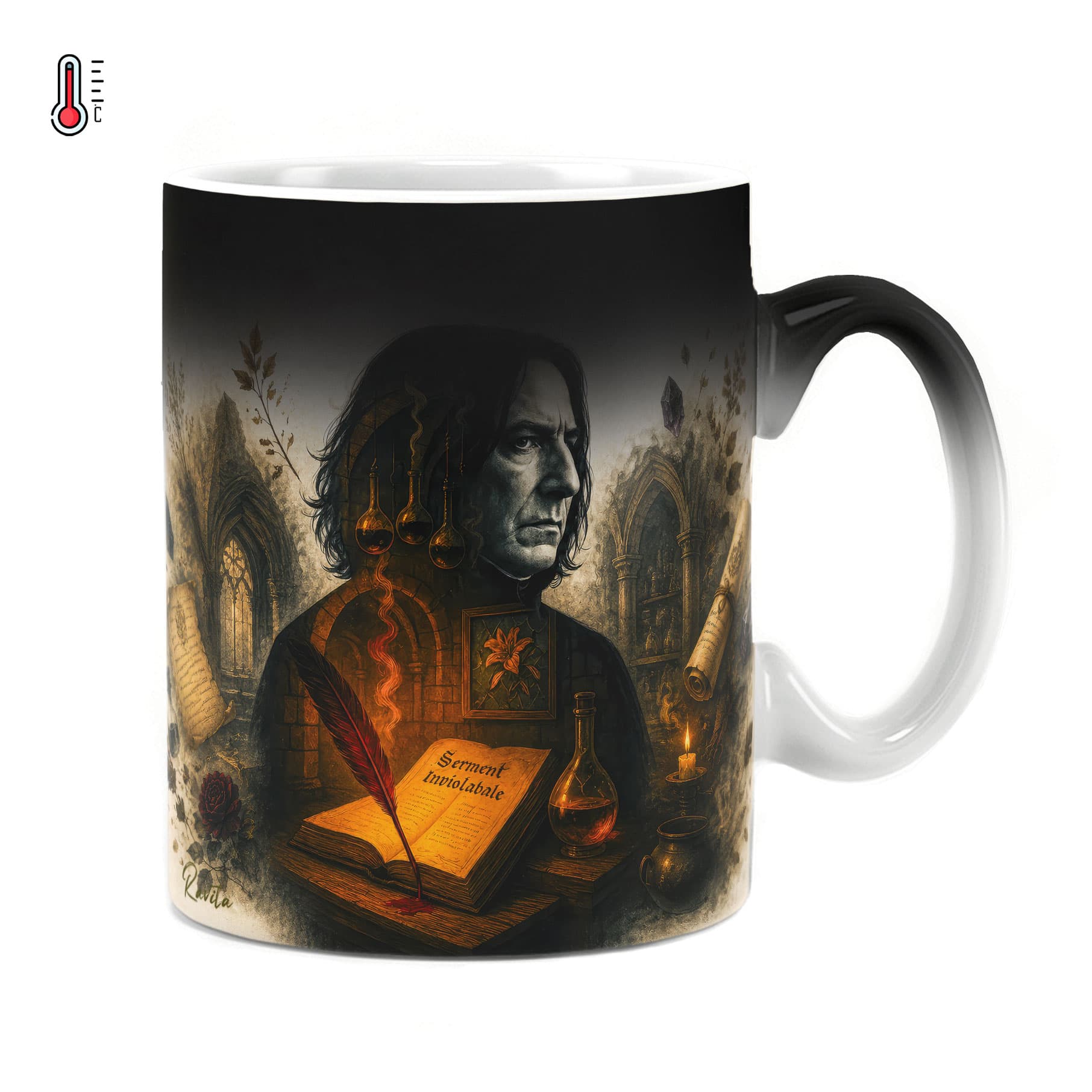 ماگ حرارتی راویتا طرح پروفسور سوروس اسنیپ – Professor Severus Snape کد 3856 — تصویر ۵