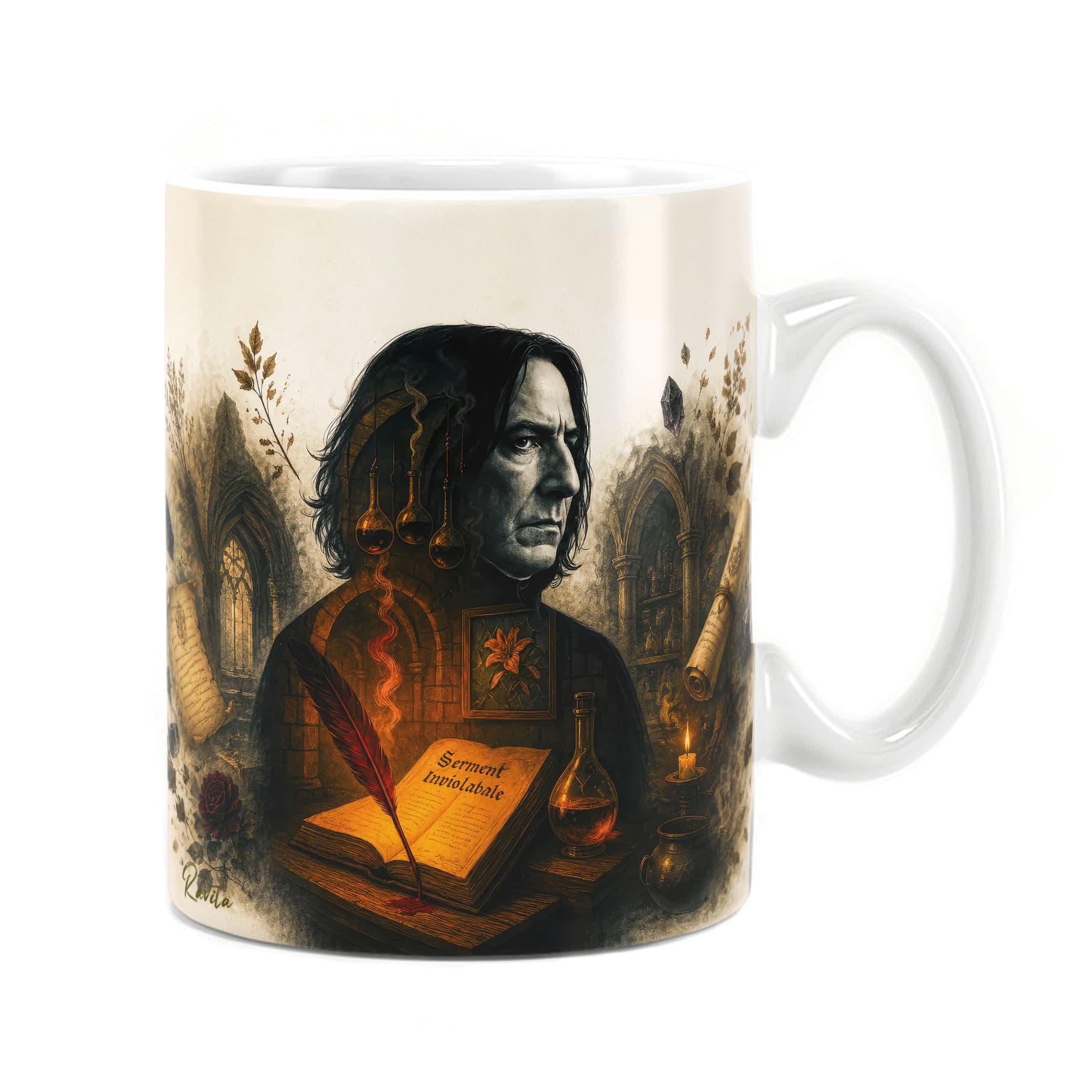 ماگ حرارتی راویتا طرح پروفسور سوروس اسنیپ – Professor Severus Snape کد 3856 — تصویر ۴