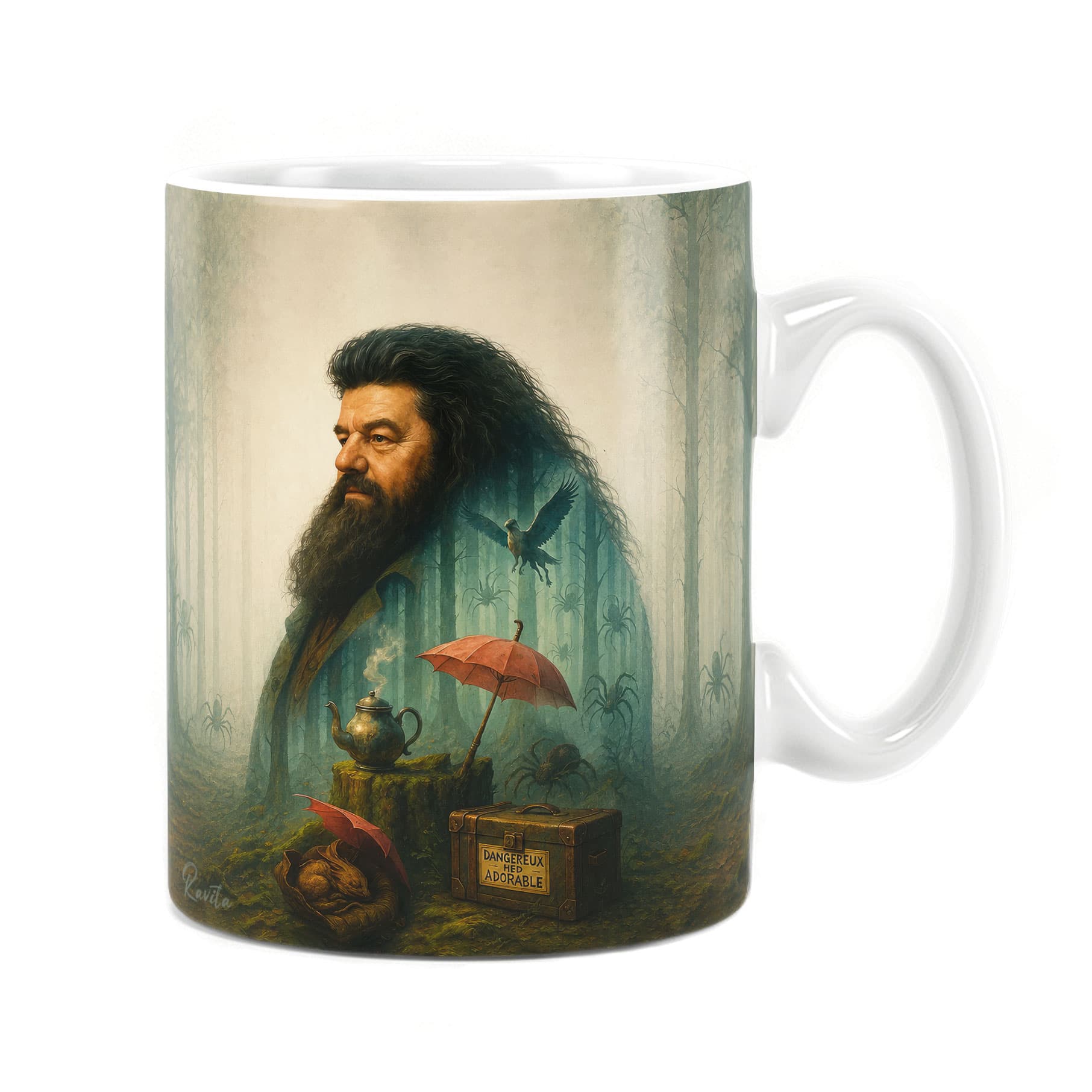 ماگ حرارتی راویتا طرح هاگرید و جنگل ممنوعه – Hagrid and the Forbidden Forest کد 3853 — تصویر ۸