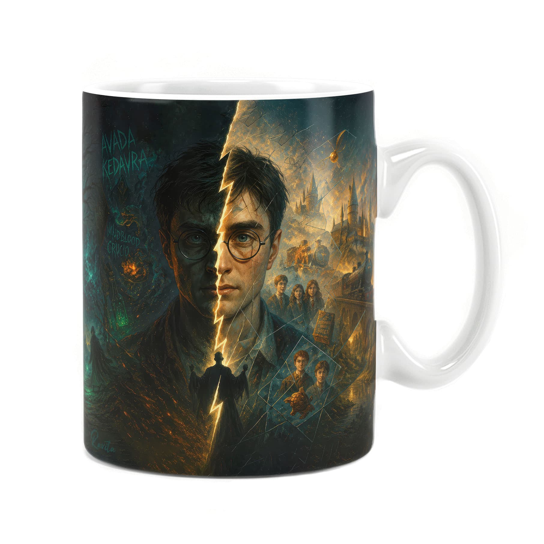 ماگ حرارتی راویتا طرح هری پاتر دو سوی سرنوشت – Harry Potter Two Sides of Destiny کد 3851 — تصویر ۴