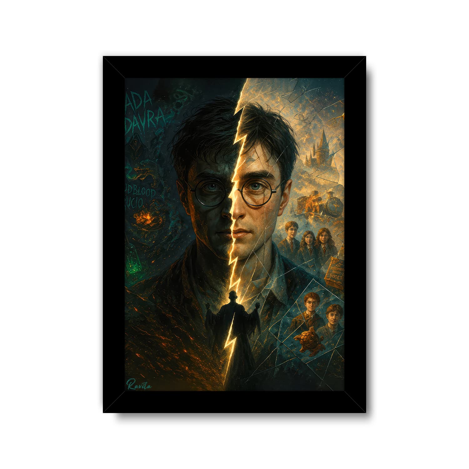 تابلو تکی راویتا طرح هری پاتر دو سوی سرنوشت – Harry Potter Two Sides of Destiny کد 3851