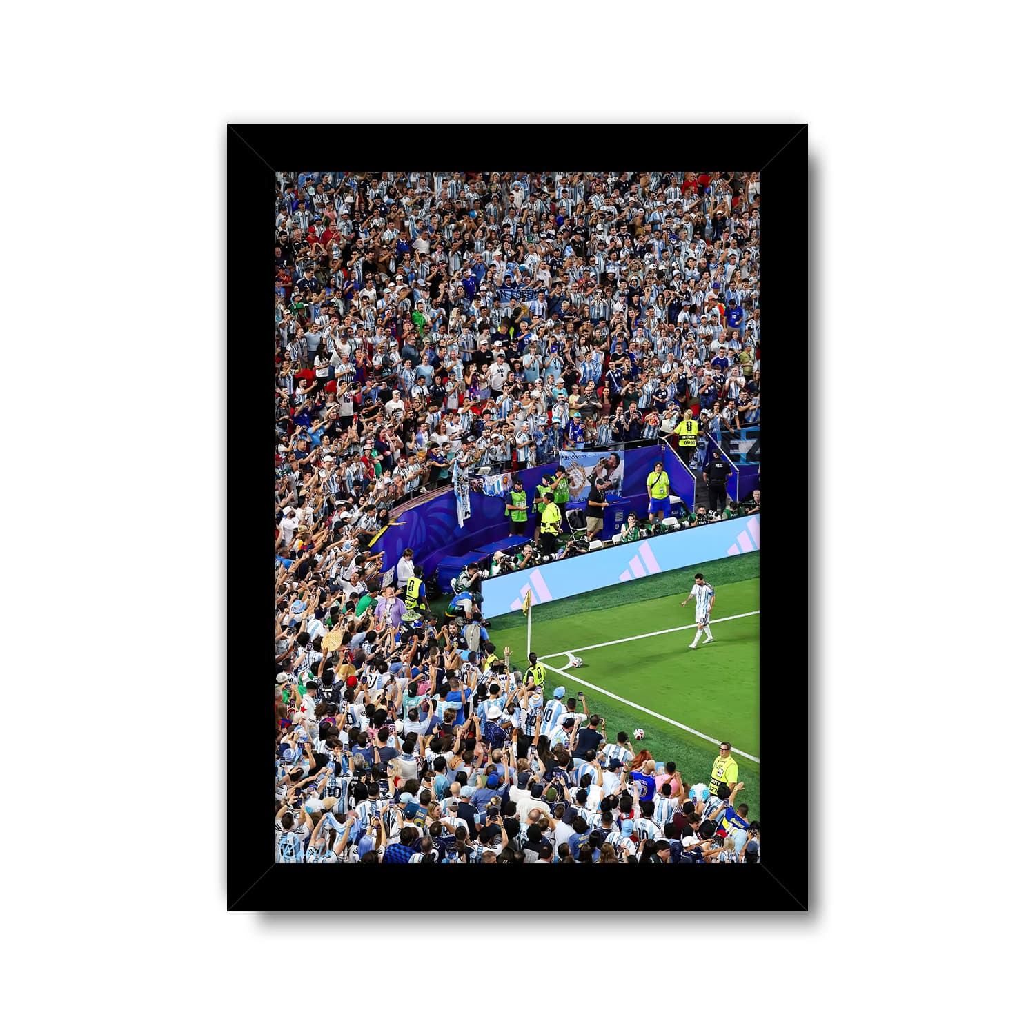 تابلو تکی راویتا طرح مسی و تماشاگران – Messi کد 3885 — تصویر ۵