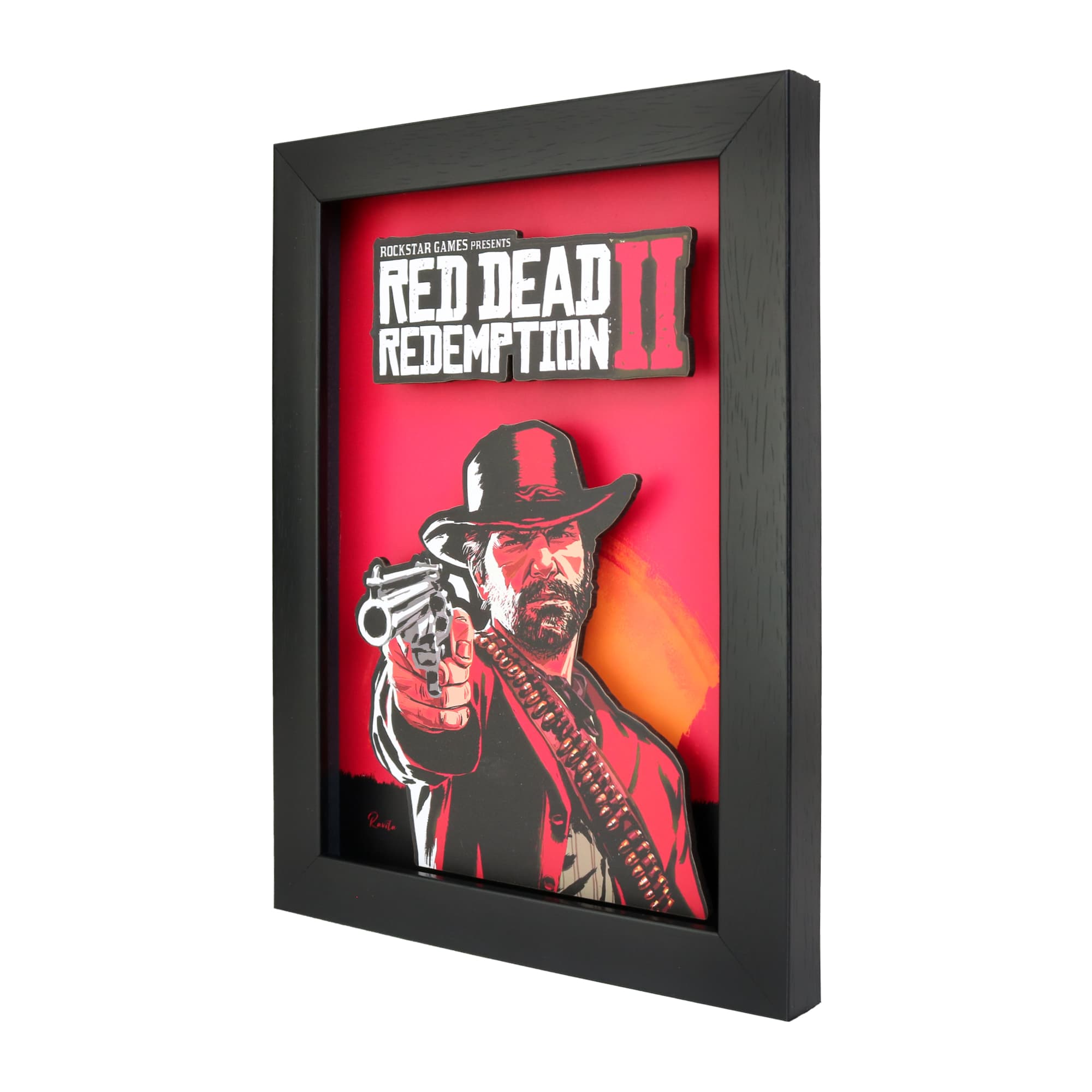 تابلو سه بعدی راویتا طرح رد دد 2 – Red Dead Redemption 2 کد 3669