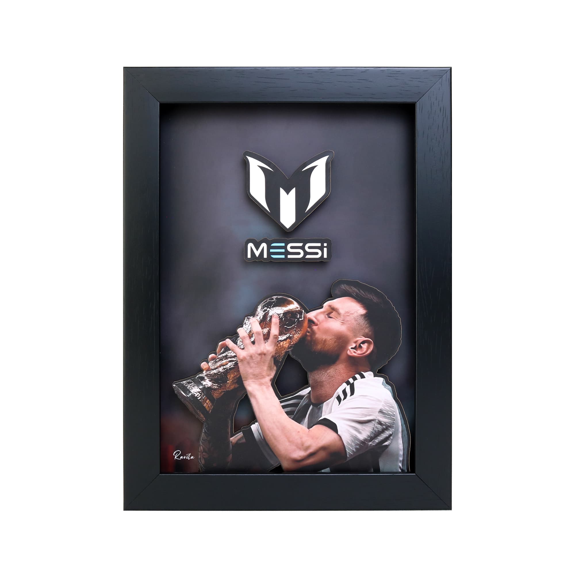 تابلو سه بعدی راویتا طرح طرح مسی – Messi کد 3704 — تصویر ۲