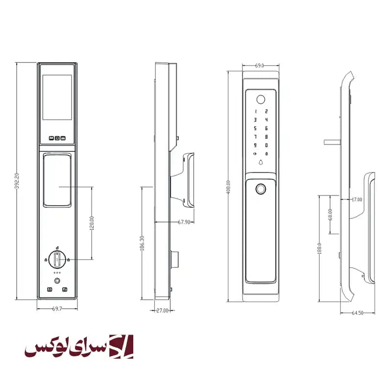 قفل دیجیتال آیلاک I3 — تصویر ۶