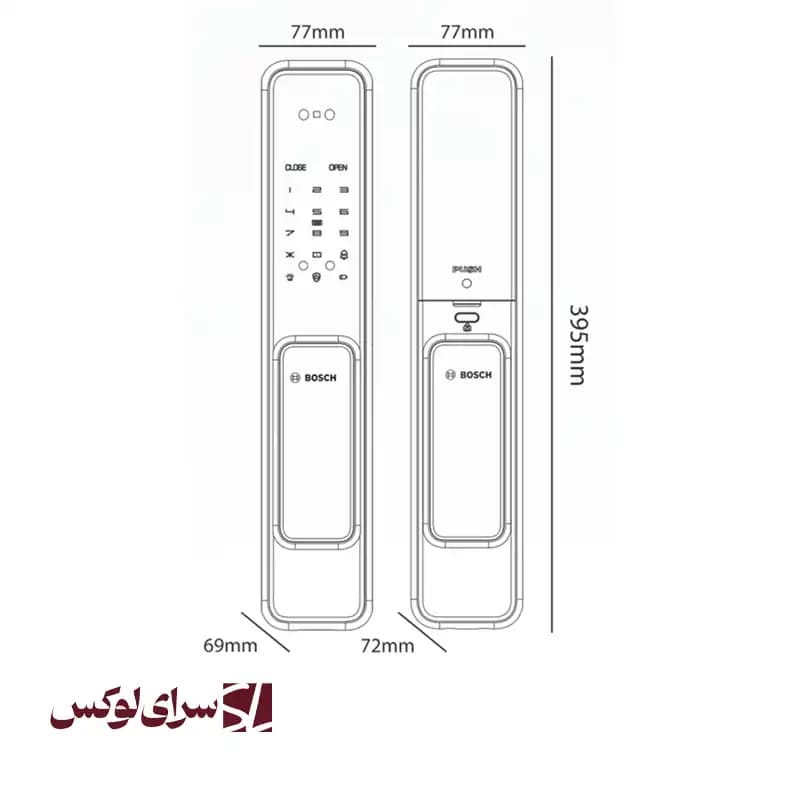 قفل هوشمند بوش EL600VF — تصویر ۵