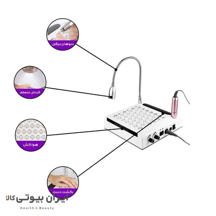 دستگاه مانیکور و پدیکور 4کاره بلوکیو مدل BQ608 — تصویر ۸