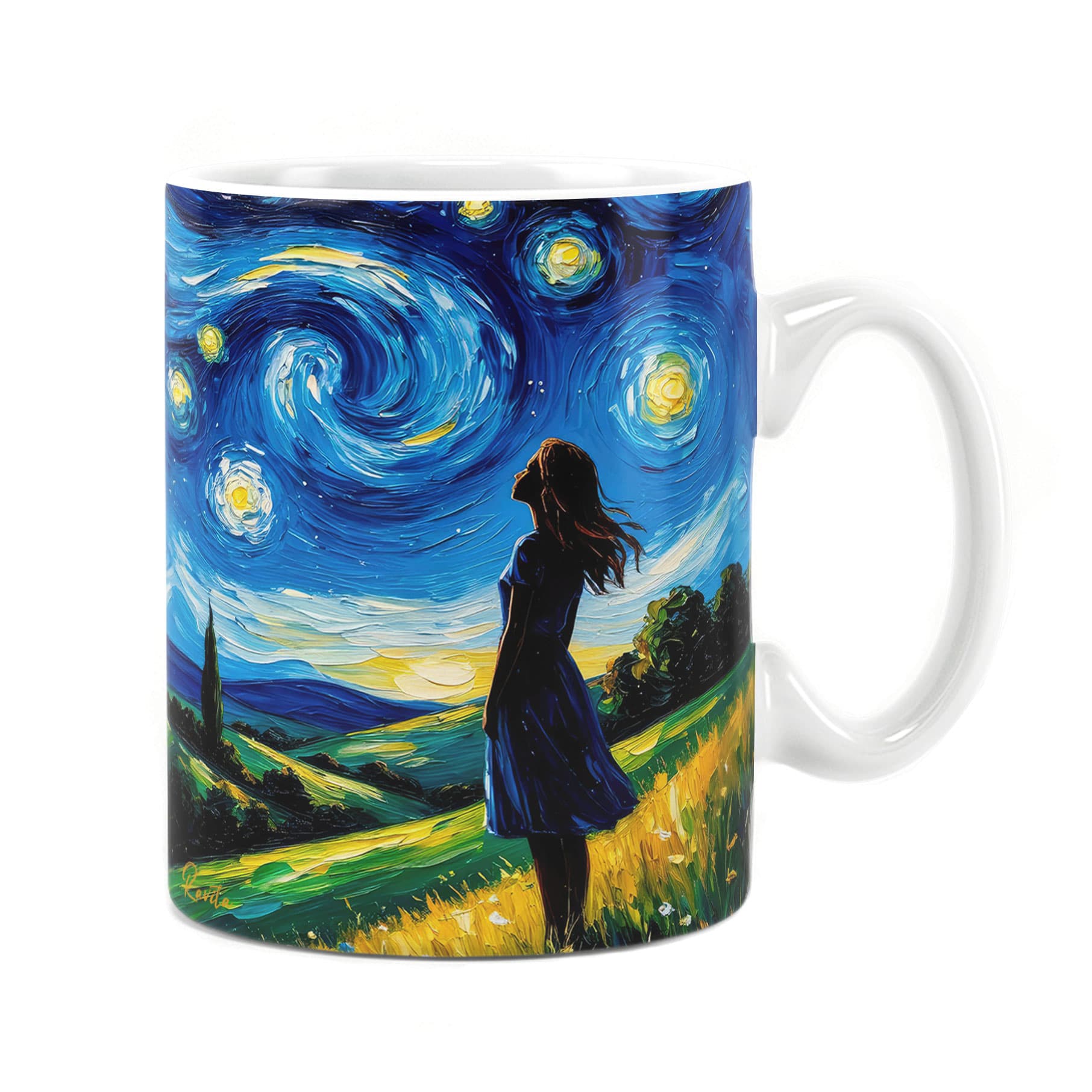 ماگ راویتا طرح نقاشی سبک ون گوک – van gogh کد 3841