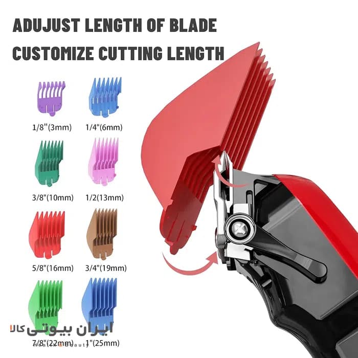 ماشین اصلاح موی حیوانات خانگی شارژی MRY مدل QR‑P909 — تصویر ۱۰