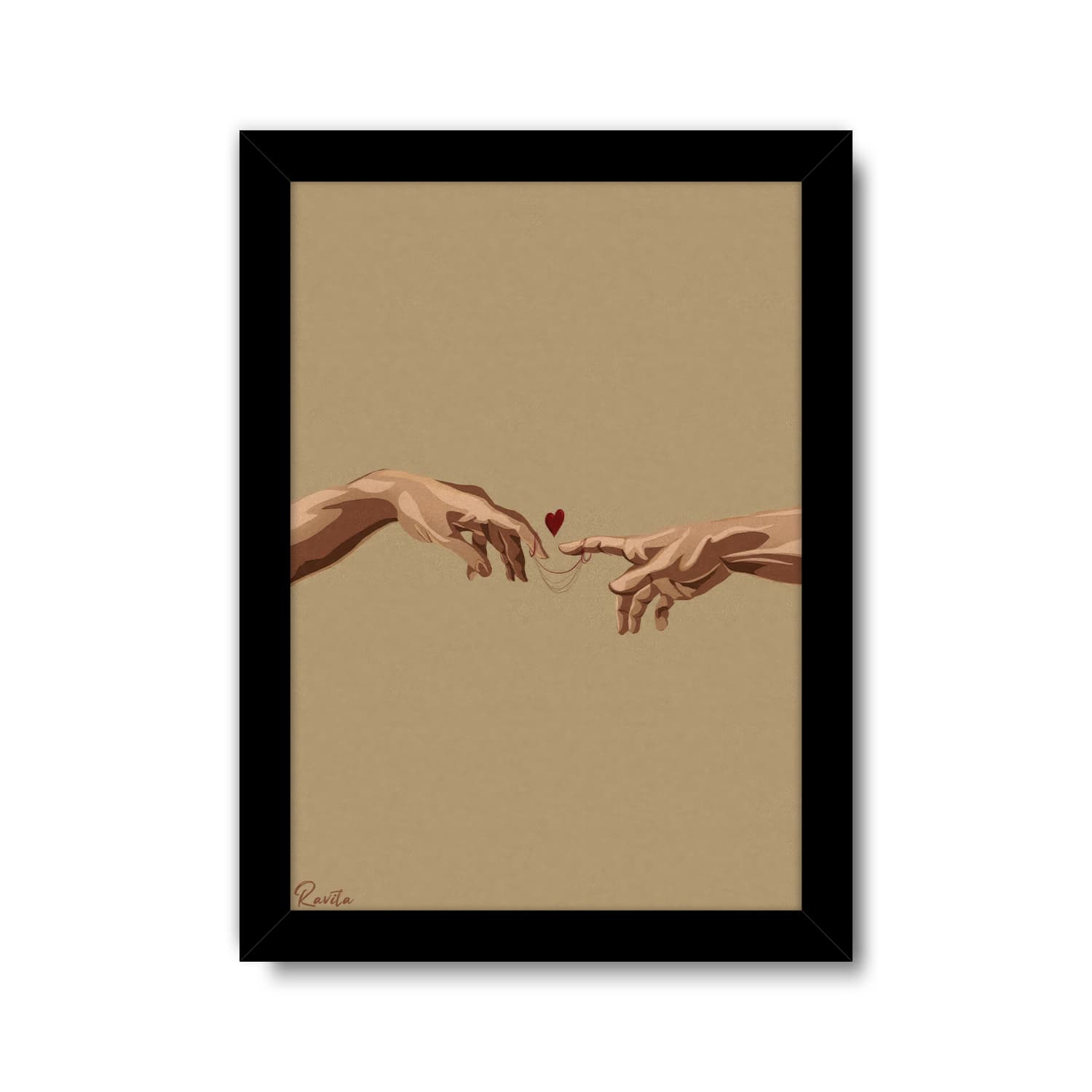 تابلو تکی راویتا طرح عاشقانه – Valentine کد 3838 — تصویر ۵