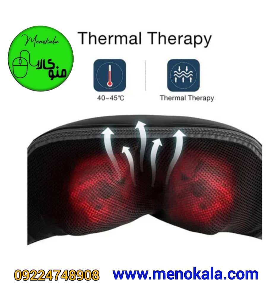ماساژور گردن و شانه اصل آرونت Aront مدل RT-2072 با ماساژ شیاتسو و حرارت — تصویر ۶
